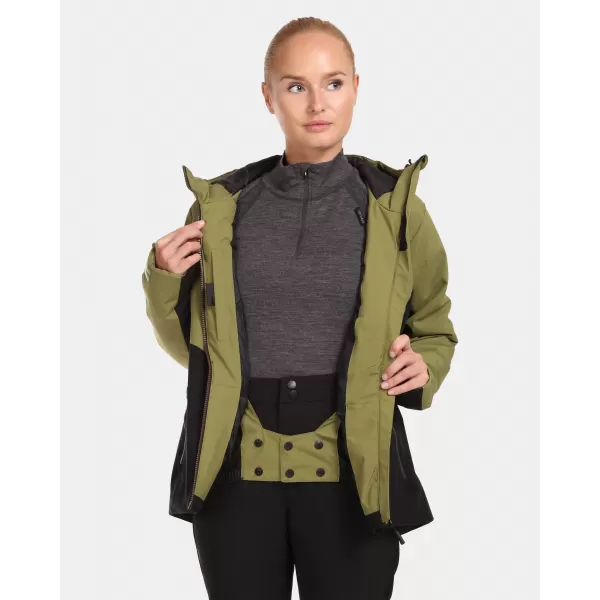  Ženska skijaška jakna KILPI FLIP-W UL0113KI ZELENA 