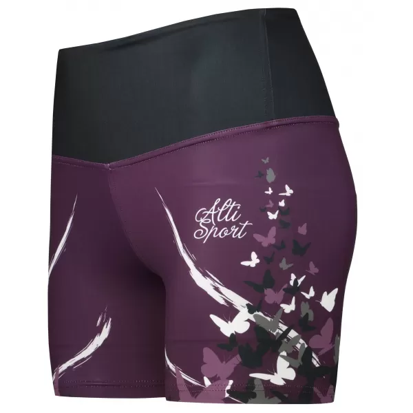  Ženske kratke premium tajice ALTISPORT VOJ/ALW022LEG03 LJUBIČASTA 