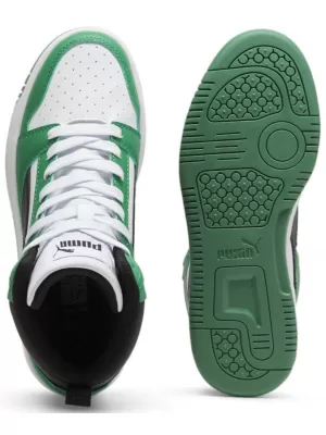 Dječje cipele PUMA REBOUND V6 MID JR 393831-10 BIJELA