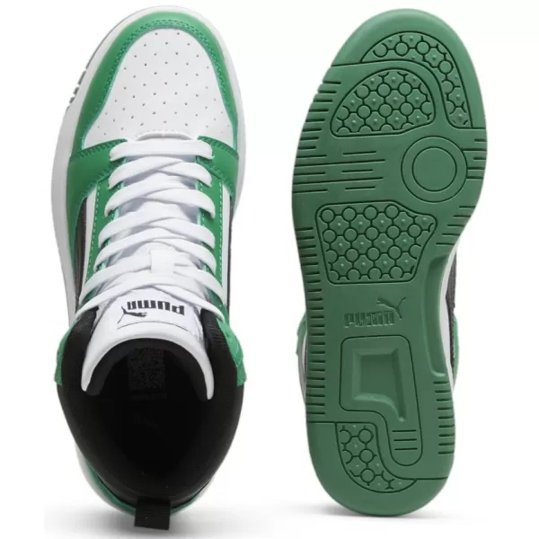 Dječje cipele PUMA REBOUND V6 MID JR 393831-10 BIJELA 