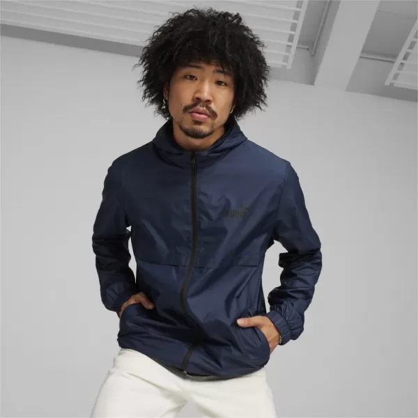  Muška vjetrovka PUMA ESS SOLID WINDBREAKER 847484-14 PLAVA 