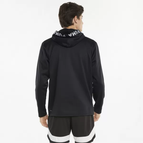  Muški sweatshirt PUMA TRAIN PWR FLEECE HOODIE 520893-01 CRNA 
