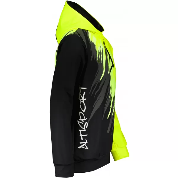  Muška premium funkcionalna majica ALTISPORT VOJ/ALM006MI01 CRNO I ŽUTO 