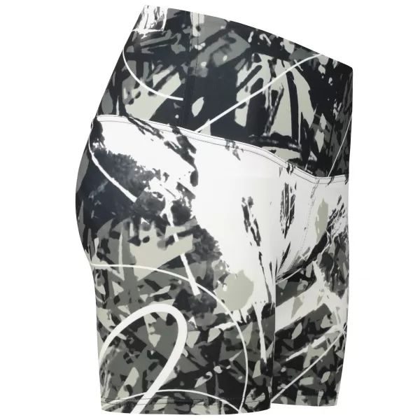  Ženske kratke premium tajice ALTISPORT VOJ/ALW018LEG03 CRNO I BIJELO 