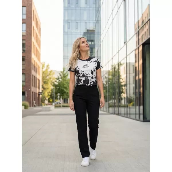  Ženska premium funkcionalna majica ALTISPORT VOJ/ALW012TR01 CRNO/BIJELO 