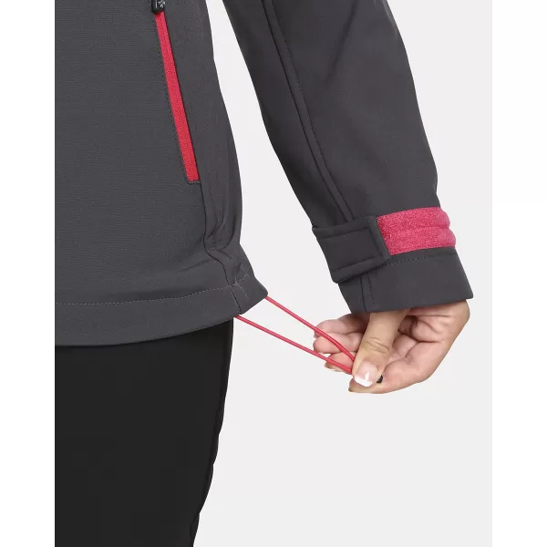  Ženska softshell jakna KILPI RAVIA-W UL0124KI TAMNOSIVA 