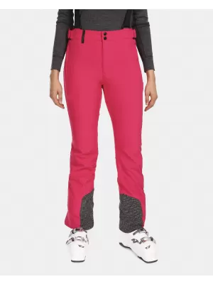 Ženske softshell skijaške hlače KILPI RHEA-W UL0407KI RUŽIČASTA