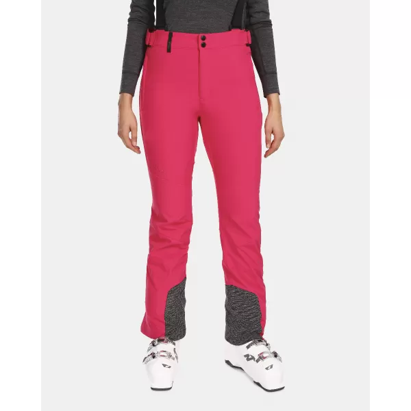  Ženske softshell skijaške hlače KILPI RHEA-W UL0407KI RUŽIČASTA 