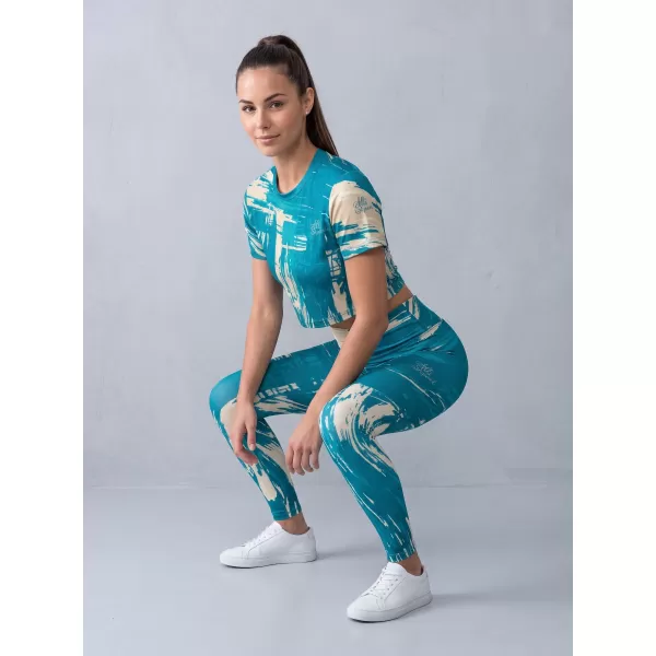  Ženske duge premium tajice ALTISPORT VOJ/ALW010LEG01 KEROZIN/SMEĐA 