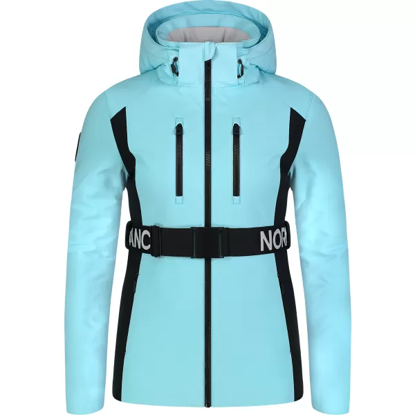  Ženska softshell skijaška jakna NORDBLANC APRES-SKI NBWJL7928 SVIJETLOPLAVA 