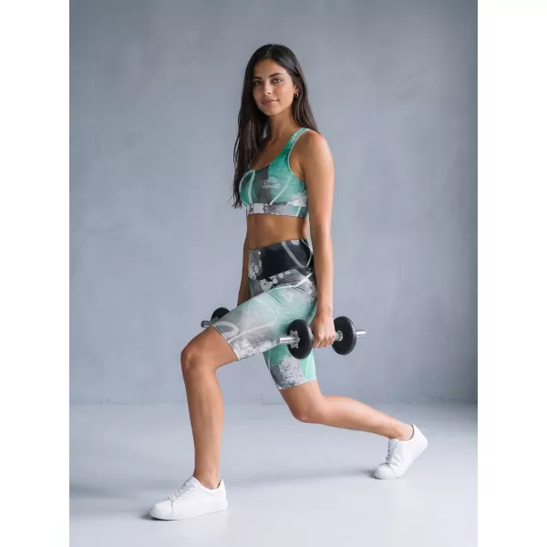  Ženske tajice iznad koljena premium ALTISPORT VOJ/ALW017LEG02 TIRKIZ 