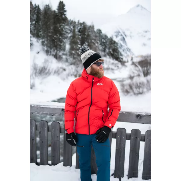  Muška zimska jakna NORDBLANC BRILLIANCY NBWJM7926 CRVENA 