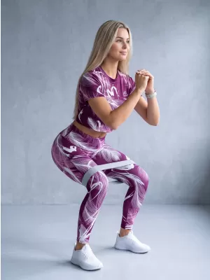 Ženske duge premium tajice ALTISPORT VOJ/ALW001LEG01 FUKSIJA