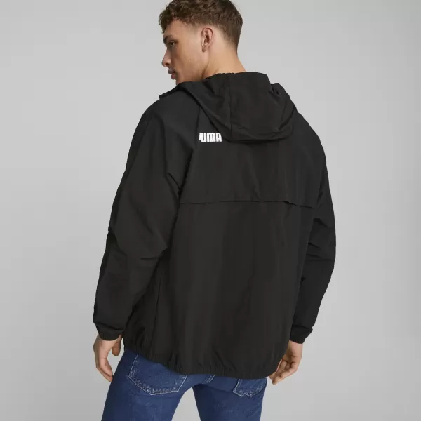  Muška vjetrovka PUMA HOODED WINDBREAKER 675387-01 CRNA 