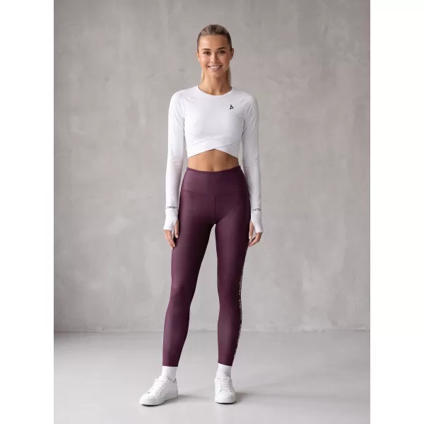  Ženske duge premium tajice ALTISPORT VOJ/ALW021LEG01 LJUBIČASTA 