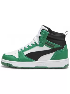 Dječje cipele PUMA REBOUND V6 MID JR 393831-10 BIJELA