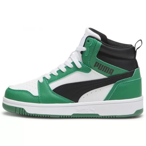  Dječje cipele PUMA REBOUND V6 MID JR 393831-10 BIJELA 