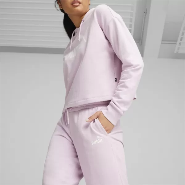  Ženske hlače PUMA ESS+ SMALL LOGO HW PANTS TR 678744-60 LJUBIČASTA 