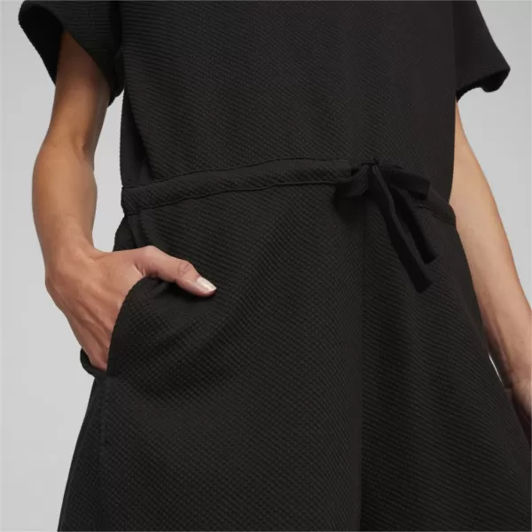  Ženski kombinezon PUMA HER SHORT JUMPSUIT 677891-01 CRNA 