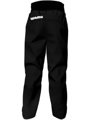 Dječje softshell hlače izolirane WAMU KLASIK CRNI