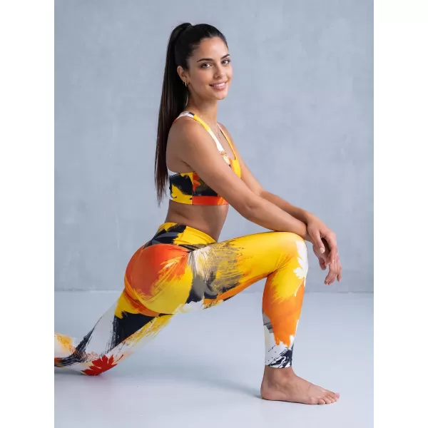  Ženske duge premium tajice ALTISPORT VOJ/ALW019LEG01 NARANČA 