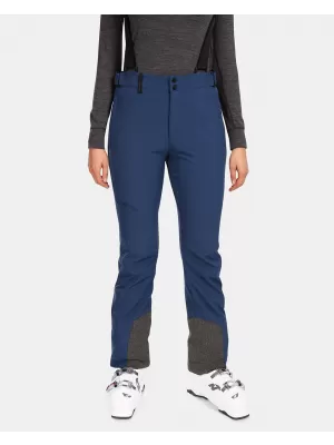 Ženske softshell skijaške hlače KILPI RHEA-W UL0407KI TAMNOPLAVA