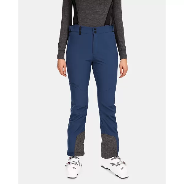  Ženske softshell skijaške hlače KILPI RHEA-W UL0407KI TAMNOPLAVA 