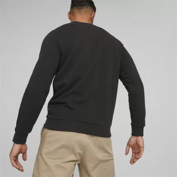  Muški sweatshirt PUMA ESS+ 2 COL BIG LOGO CREW 586763-61 CRNA 