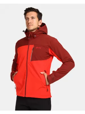 Muška softshell jakna KILPI RAVIO-M UM0126KI CRVENA
