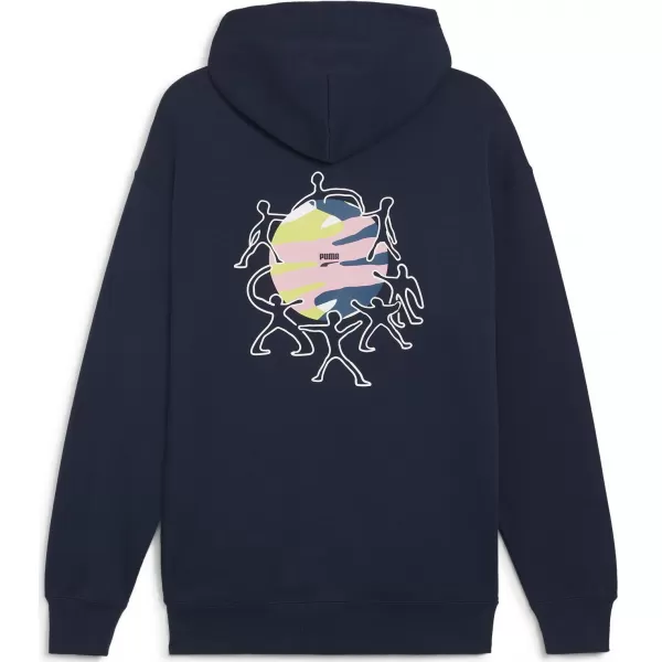  Muški sweatshirt PUMA DOWNTOWN GRAPHIC HOODIE 624361-14 PLAVA 