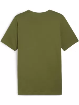 Muška majica kratkih rukava PUMA ESS+ 2 COL LOGO TEE 586759-35 ZELENA