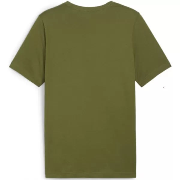  Muška majica kratkih rukava PUMA ESS+ 2 COL LOGO TEE 586759-35 ZELENA 