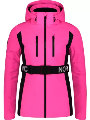 Ženska softshell skijaška jakna NORDBLANC APRES-SKI NBWJL7928 RUŽIČASTA