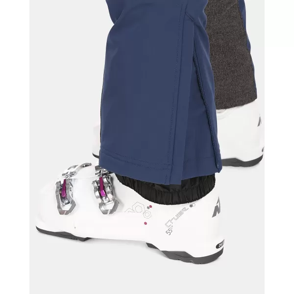  Ženske softshell skijaške hlače KILPI RHEA-W UL0407KI TAMNOPLAVA 
