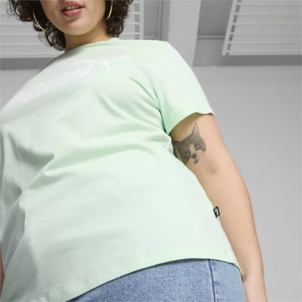 Ženska majica kratkih rukava PUMA ESS LOGO TEE 586775-90 ZELENA 