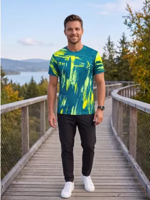 Muška premium funkcionalna majica ALTISPORT VOJ/ALM010TR01 KEROZIN/ŽUTA