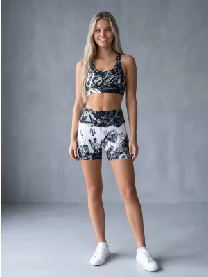 Ženske kratke premium tajice ALTISPORT VOJ/ALW018LEG03 CRNO I BIJELO