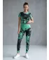 Ženske duge premium tajice ALTISPORT VOJ/ALW012LEG01 CRNO/TIRKIZNO