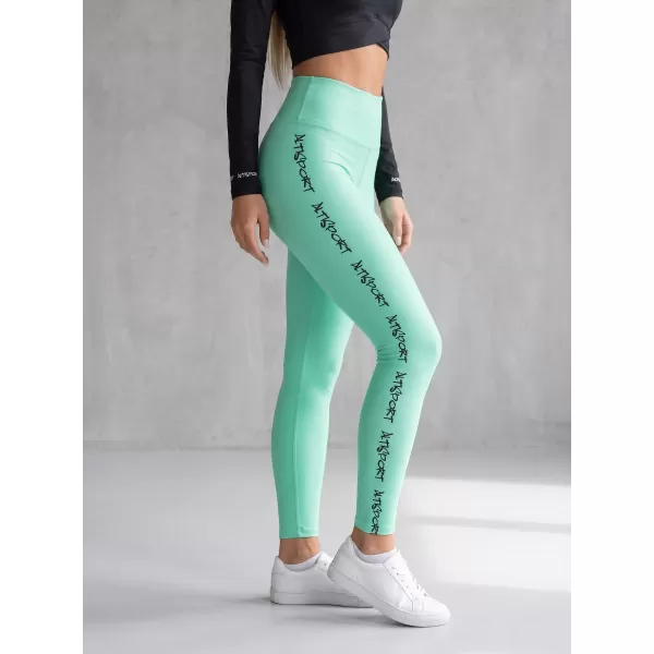  Ženske duge premium tajice ALTISPORT VOJ/ALW021LEG01 TIRKIZ 