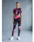 Ženske duge premium tajice ALTISPORT VOJ/ALW010LEG01 CRNO/SVIJETLO RUŽIČASTO