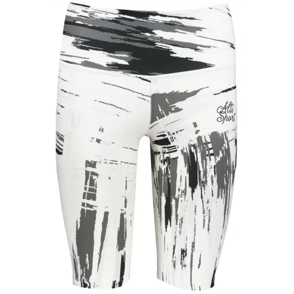  Ženske tajice iznad koljena premium ALTISPORT VOJ/ALW010LEG02 BIJELA 