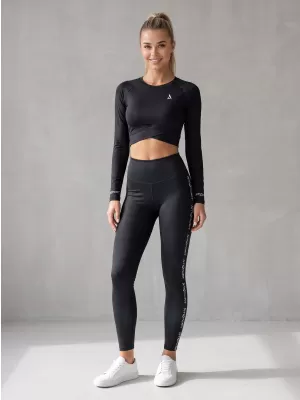 Ženske duge premium tajice ALTISPORT VOJ/ALW021LEG01 CRNA