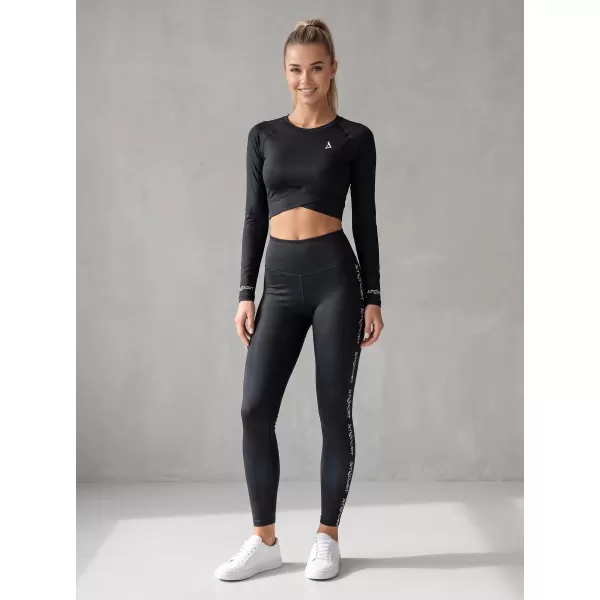  Ženske duge premium tajice ALTISPORT VOJ/ALW021LEG01 CRNA 