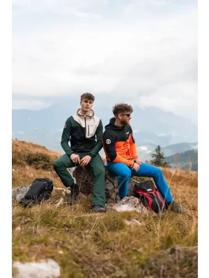 Muške vodootporne vanjske hlače NORDBLANC ZESTILY NBFPM7960 TAMNO ZELENA