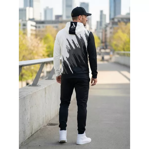  Muška premium funkcionalna majica ALTISPORT VOJ/ALM006MI01 CRNO I BIJELO 