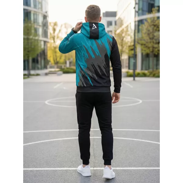  Muška premium funkcionalna majica ALTISPORT VOJ/ALM006MI01 CRNI/KEROZIN 