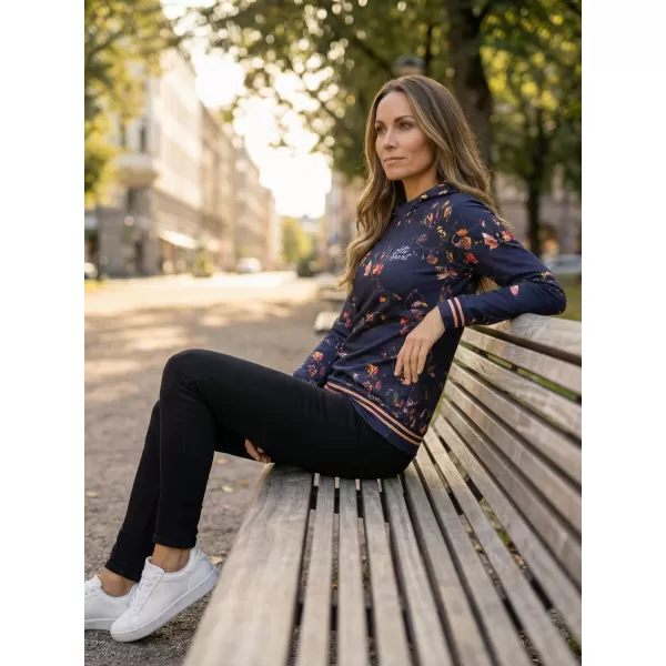  Ženska premium majica ALTISPORT VOJ/ALW024MI01 TAMNOPLAVA 