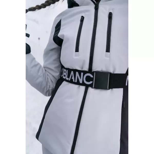  Ženska softshell skijaška jakna NORDBLANC APRES-SKI NBWJL7928 BIJELA 