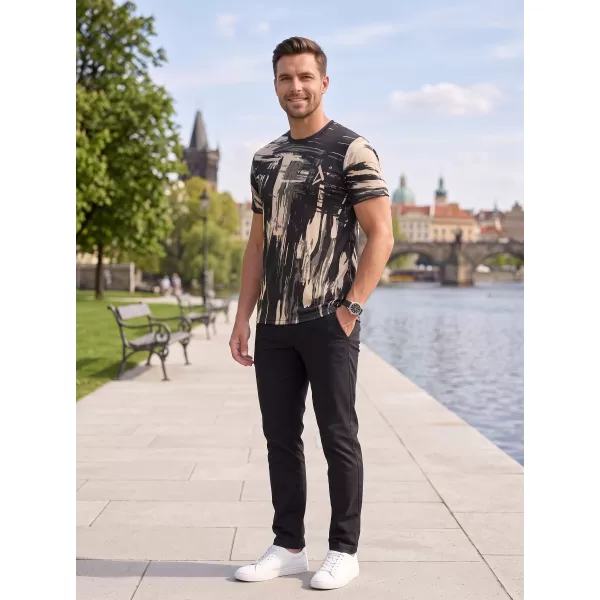  Muška premium funkcionalna majica ALTISPORT VOJ/ALM010TR01 CRNA SMEĐA 