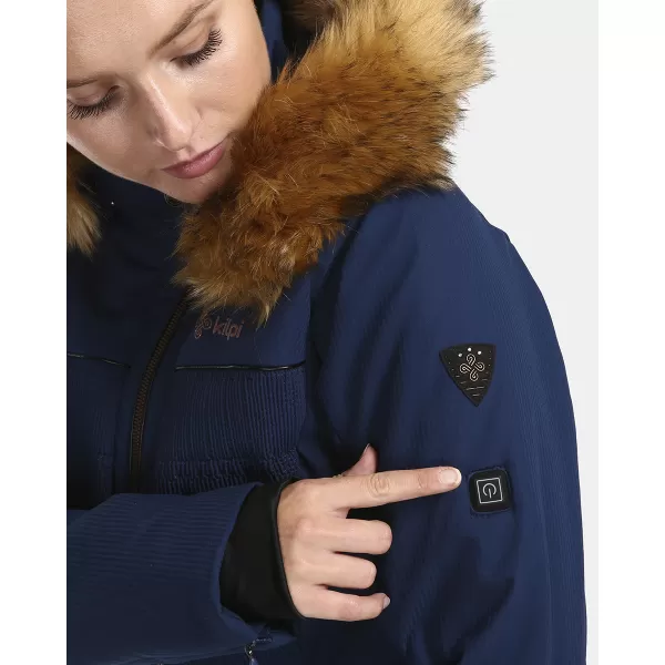  Ženska skijaška jakna KILPI EMILIN-W UL0110KI TAMNOPLAVA 
